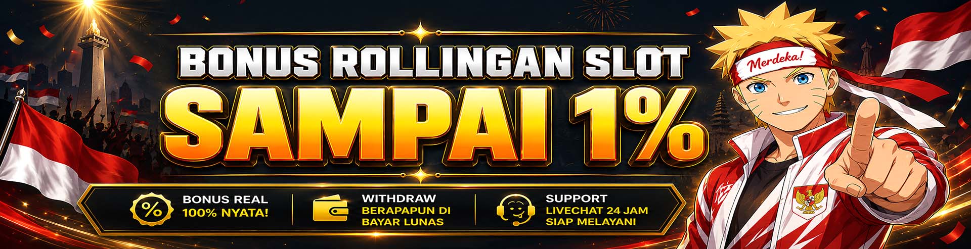 Bonus Slot 1%